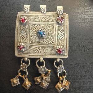 Large Vintage Kashmiri Pendant